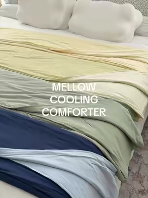 Replying to @Allisun🌷 the best!!! obsessed with the sunrise and sage for fall 😍  #tiktokshopsummersale #coolingblanket #mellowsleep #coolingcomforter 