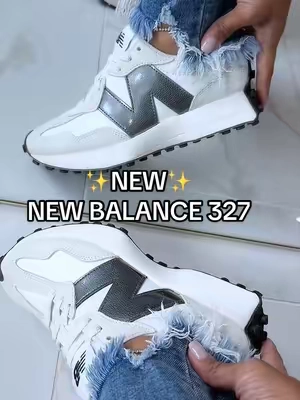 New Balance 327 in this charcoal color 😮‍💨 #newbalance #newbalanceshoes #newbalance327 #newshoes #runningshoes @New Balance @Fly Kicks 