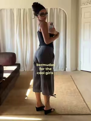 wish I sized up tbh @Cider #bermudashorts #falltransitionoutfit #tiktokshopsummersale #tiktokshopcreatorpicks 