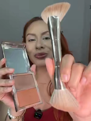 Bronzer Duo y Brocha Patrick Ta! #patricktabeauty #patricktabronzer #bronzerduo #TikTokShopCreatorPicks #tiktokshopsummersale 