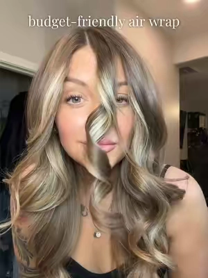 Looking for a budget friendly air wrap? Any his is the most affordable airwrap I’ve found that I can actually get behind! #airwrap #airstyler #hair #blowout #curls @ATOPSKINS.US 