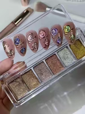 Why this set makes chrome nails look so easy.🤍💅#diynailsathome #fypages #nailhacks #chromenails #naildesigns 