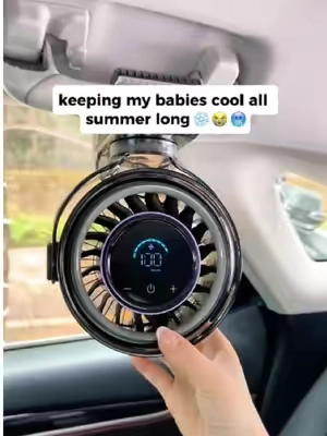 Hot car rides are the worst. 🥵🚗 That's why we always keep this fan with us. It clips on easily, doesn't take up much space, and helps keep everyone feeling more comfortable. Such a simple thing, but it makes a huge difference. ❄️💨#coolhill #cliponfan #StayCool #SummerFinds #TikTokShopSummerSale 