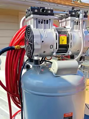 this is a great 13 gallon dual motor quiet running air compressor.  #aircompressor #toolsofthetrade #tiktokshopcreatorpicks #tiktokshopsummersale #summerfinds 