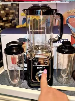 Ganiza Professional Smoothie Blender 1100W Motor 25000 RPM 8 Auto Programs for Frozen Fruits Ice 64 oz Large 12-in-1 Countertop Blender Dishwasher Safe Multifunctional Juicer food processor nutribullet vitamix juicer machine 