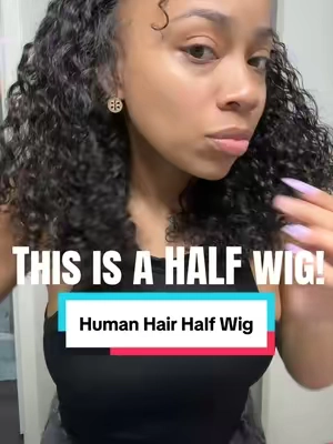Girl get that half wig!!!!!! #halfwig #burmese #curlyhair 