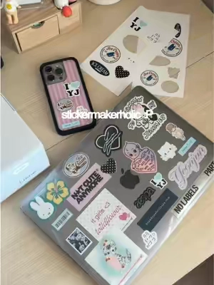 a machine that can print and cut stickers for you thank uuuu #yeonjun #soobin #beomgyu #taehyun #hueningkai 