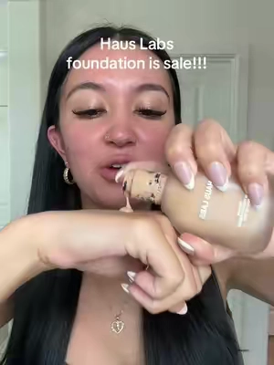 omg the coverage 👏🏽 #hauslabs #triclonefoundation #hauslabsfoundation #fullcoveragefoundation #tiktokshopcreatorpicks 