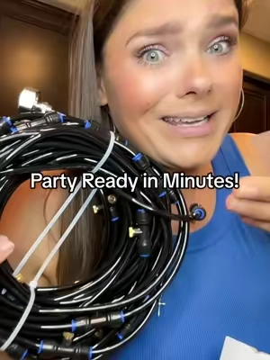 The HOMENOTE Misting Cooling System arrived so much faster than I expected! I can’t wait to set it up before our backyard party. This pre-assembled misting kit comes with brass nozzles, a 3/4” brass adapter, and everything needed for an easy installation. Perfect for cooling patios, backyards, trampolines, greenhouses, gardens, and outdoor gatherings during the summer. If you’re looking for an affordable outdoor cooling system that actually comes with everything you need, this is worth checking out! #TikTokShopFinds #SummerMustHave #BackyardSetup #OutdoorLiving #SummerSale 