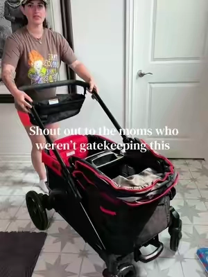 Huge shout out to the moms for the recommendation on the wagon #Wagon #StrollerWagon #ToddlerEssentials #TikTokShopCreatorPicks 