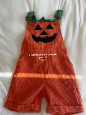 The cutest pumpkin patch outfit!! 📸 🎃🤎 #todderoutfit #babyoutfit #pumpkinpatch #pumpkins #fallseason 