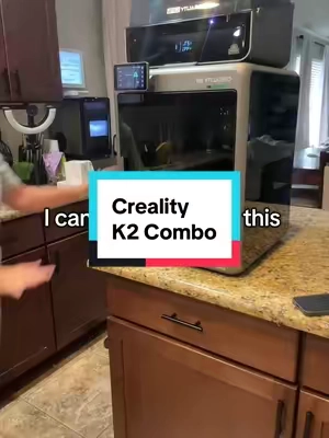 Holy smokes! This thing is awesome! #3dprinting #creality #creality3d #tiktokshopcreatorpicks #crealityk2combo 