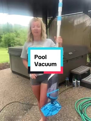 This thing is POWERFUL #poolvacuum #hottubvacuum #handheldpoolvacuum #tiktokshopcreatorpicks #summerwins 
