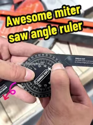 What tools do you use to measure miter saw angles?#diyer #bluecollar #drywall #Carpentry #MiterSawAngleGauge 