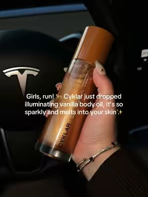 #cyklar #vanilla #shimmeroil #vanillagirl #bodyoil @CYKLAR 