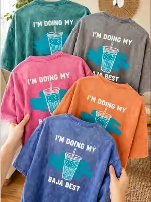"Doing My Best"  #holafish #Cotton #tshirt #Comfortable#Vintage