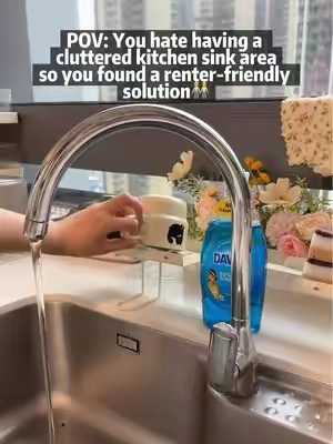 Counter space is precious, and this sink caddy just gave me some back. It's a no-drill solution that's simple, sleek, and such a smart kitchen upgrade.#orlandoinfluencer #TikTokShopFinds #KitchenOrganization #HomeHacks #decrek