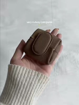 small but make it cute 🤎✨ #coinpurse #minicoinpurse #wallet #affordablewallet #compactwallet 