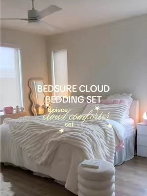 most genius design for all the seasons ⛈️🌸🌙❄️ totally obsessed @Bedsure @Bedsure US Local #comforterset #comfortersets #comforter #comforters #bedroominspo 