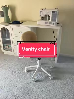 #officechair #vanitychair #backtoschoolshopping #summerfinds #dormroom 