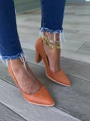 Fall Chunky Heels – The Must-Have Statement Shoes for Cozy Autumn Outfits #ChunkyHeels #FallFashion #AutumnStyle #BootSeason #TikTokShopCreatorPicks 