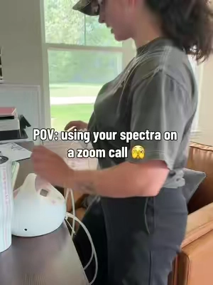 POV: You’re trying to look professional on a Zoom call while pumping. 😅 Switching from bottles to silicone collection cups made working from home so much more comfortable. Still using my pump, just without bottles getting in the way. #pumping #pumpingmom #TikTokShopCreatorPicks @Legendairy Milk 