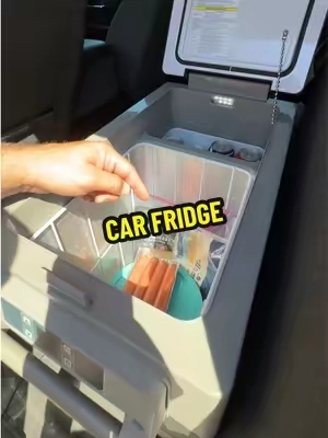 No ice, no mess, just cold food and drinks wherever you go #trucklife #overlanding #campinggear #carfridge #tiktokshopcreatorpicks 