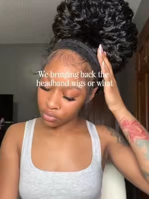 🤭🤭🤭@UNice Hair @UNICE @UniceHairCo  - - - - #juhhdior #unicehair #headbandwig #beginnerfriendlywig #easywiginstall 