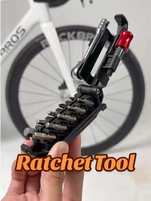 ROCKBROS Ratchet Tool  Fit rode bike /gravel/MTB perfectly #bikeessentials #cyclinggear #rider #tool 