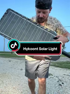 Keeping your house safe and well lit is a must! 5000 square feet of solar light will do just that #streetlight #solarstreetlight #hykoont #tiktokshopcreatorpicks #tiktokshopsummersale 
