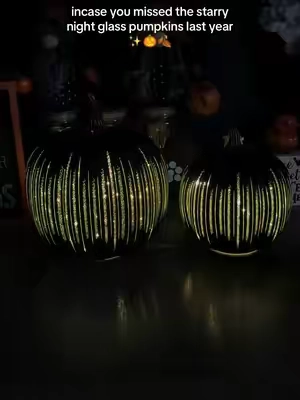 Once they are gone- you are out of luckkkk🎃✨ #starrynightpumpkins #pumpkinlights #halloweendecor #falldecor #tiktokshopcreatorpicks 
