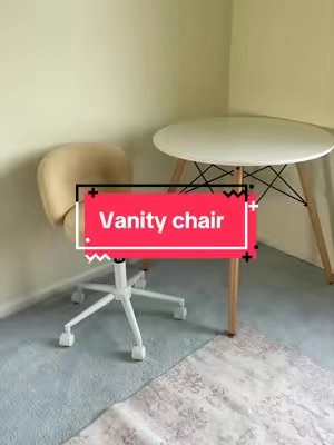 #officechair #vanitychair #dormroom #backtoschoolshopping #summerfinds 