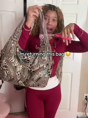 i’m returning this bag…