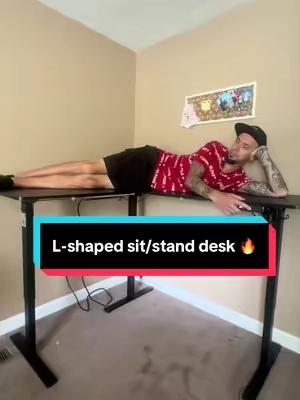 Best desk upgrade for gaming or home office! #GamingSetup #homeoffice #gamingdesk #workfromhome #foryoupage 