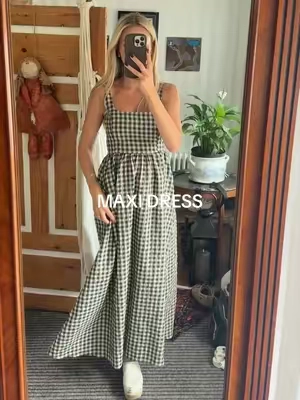 Cutie lil summer/fall dress 🖤 #maxidress #summeroutfits #cottagecoreaesthetic #cottagecore #dress 