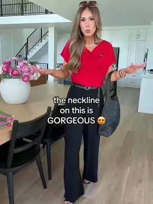 ✨A “get it in every color” kinda top! Runs a little generous, side down if between sizes. 🙌 #affordablefashion #boujeeonabudget #oldmoneyaesthetic #lookforless 