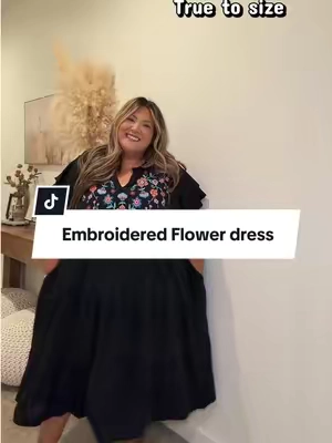 You can size down if you don’t like a loose fit. Love this dress! Linking below 5’2”. Fits by my calf. 