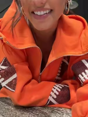the cutest sequins hoodie 