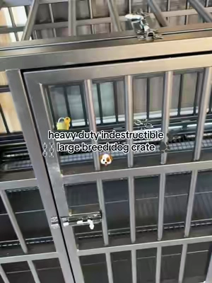 The best decision ever🐶❤️ #heavydutydogcage #dogcrate #dogkennel #furnituredogcrate #tiktokshopcreatorpicks 