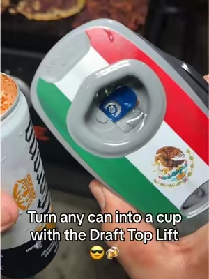 Turn any can into a Cup 😎🍻 #drinks #cerveza #drafttop 