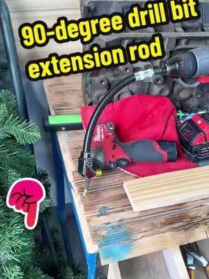 The ultimate solution for tight spaces! #90DegreeRightAngleJig #drillbitextensionrod #90degreedrillbitextensionrod #DIY #tiktokshop 