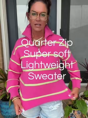 Ummm Obsessed! With this collar! This INSAINLY SOFT quarter zip checks all the boxes!🌟 10 outta 10  #quarterzip #pullover #falltops #midsizefashion #nineties vibes LOOK FOR LESS!! 