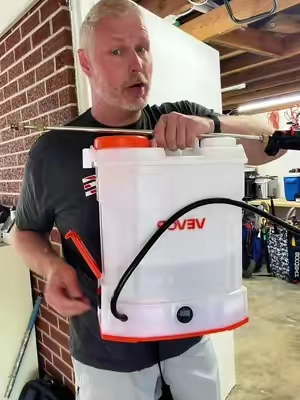 VEVOR Battery Powered Backpack Sprayer With Adjustable Pressure And Retractable Wands #BackpackSprayer #BatteryPoweredSprayer #LawnAndGardenTools #TikTokShopCreatorPicks #TikTokShopSummerSale @VEVOR Outdoor Store 