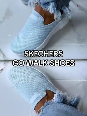 Skechers go walk slide shoes are 💯! #skechers #skechersgowalk #slippershoes #comfyshoes #walkingshoes @SKECHERS @QVC, Inc 