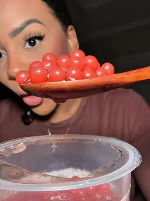 Strawberry boba 🧋 ❤️ #boba #tiktokshop 