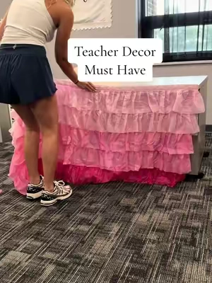 So many cute patterns to choose from too 🩷 #teachersoftiktok #teacher #teachers #classroomdecor #classroomsetup 