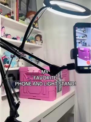 I love it especially when I’m doing unboxings😭 I used to prop it against something #recording #contentcreator #contentcreation #Vlog #unboxingvideo #phonestand 