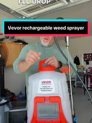 Take the work out of spraying. This VEVOR battery-powered backpack sprayer delivers adjustable pressure from 0–90 PSI, a 4-gallon tank, and an included 12V 8Ah rechargeable battery so you can cover more ground with less pumping. With 8 spray nozzles and 2 spray wands, it’s ready for everything from weed control and lawn care to gardens, fence lines, and outdoor cleaning. The comfortable backpack design helps make long jobs easier while the wide-mouth opening makes refilling quick and simple. #TikTokShop #BackpackSprayer #LawnCare #GardeningTools #OutdoorPower
