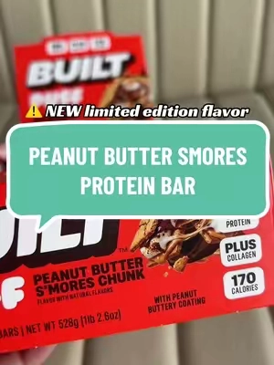 🔥 this new limited edition flavor is already selling out fast @Built Bar #protein #proteinbar #builtbar 