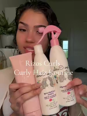 My new favorite curl routine💕 @Rizos Curls #hair #hairtok #curlyhair #curls #curlroutine 